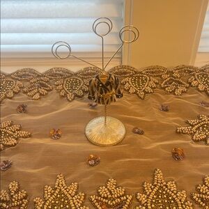 Gold and Silver Decorative Photo Holder